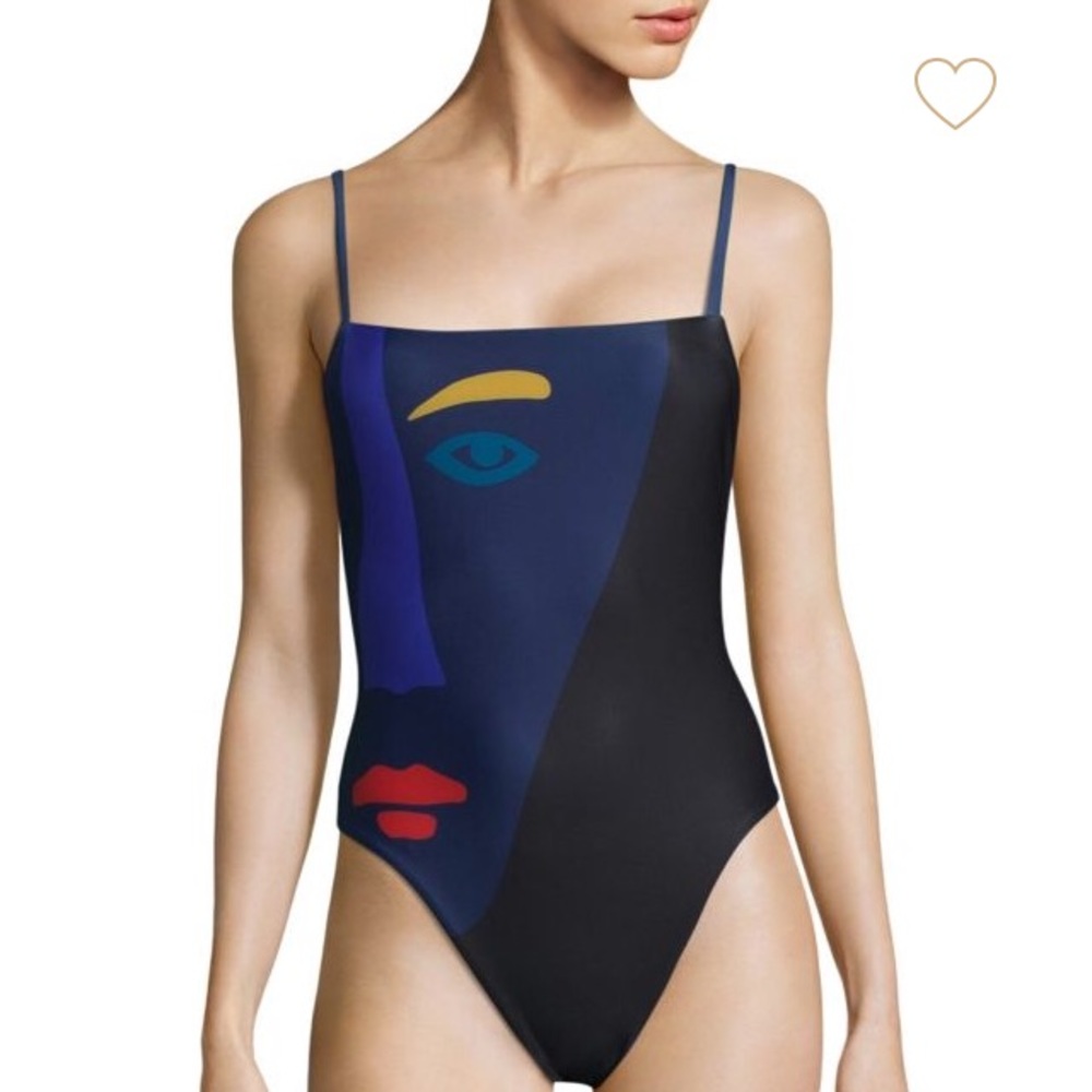 NWT Anthropologie Mara Hoffman Georgette one-piece